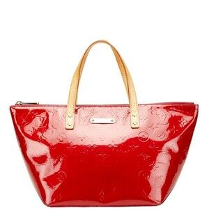 Louis Vuitton Monogram Vernis Bellevue Handbag Pomme dAmour Red